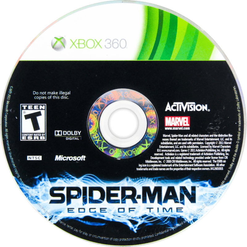 Spiderman: Edge of Time media 1 for Xbox 360